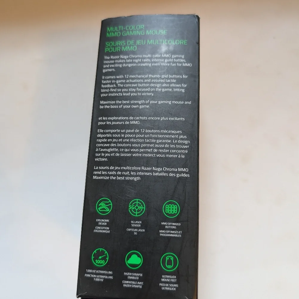 Razer Naga Chroma Gaming Mouse in EUC rare discontinued